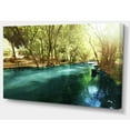 thumbnail image 2 of Beautiful Small River in Forest - Landscape Canvas Art Print, 2 of 3