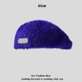 thumbnail image 2 of FADAACAI Women Beret Hat Hair Hat Beanie Cap Classic Solid Color Autumn Winter Hats Beret Hat for Women Winter Hats Womens Beret Hat French Hat Berets for Women Blue Clearance！, 2 of 8