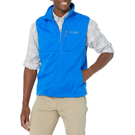 Columbia Men's Terminal Stretch Softshell Vest, Blue Macaw, Medium ...