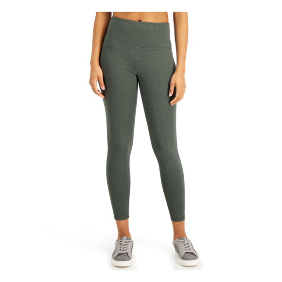 IDEOLOGY Leggings Taille Haute pour Femmes Gris Évacuant l'Humidité UPF 50+ Chiné Vêtements Actifs TP