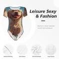 thumbnail image 4 of Fotbe Cute Angel Winged Dog Body de Mujer con Cuello Redondo y Mangas Cortas, Sin Mangas Ajustado, Suave, Cómodo y Básico-Large, 4 of 7