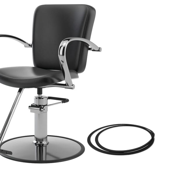 unbranded Anillo Goma Base Para Salón Soporte Estable Y Protección De Color Negro Spa