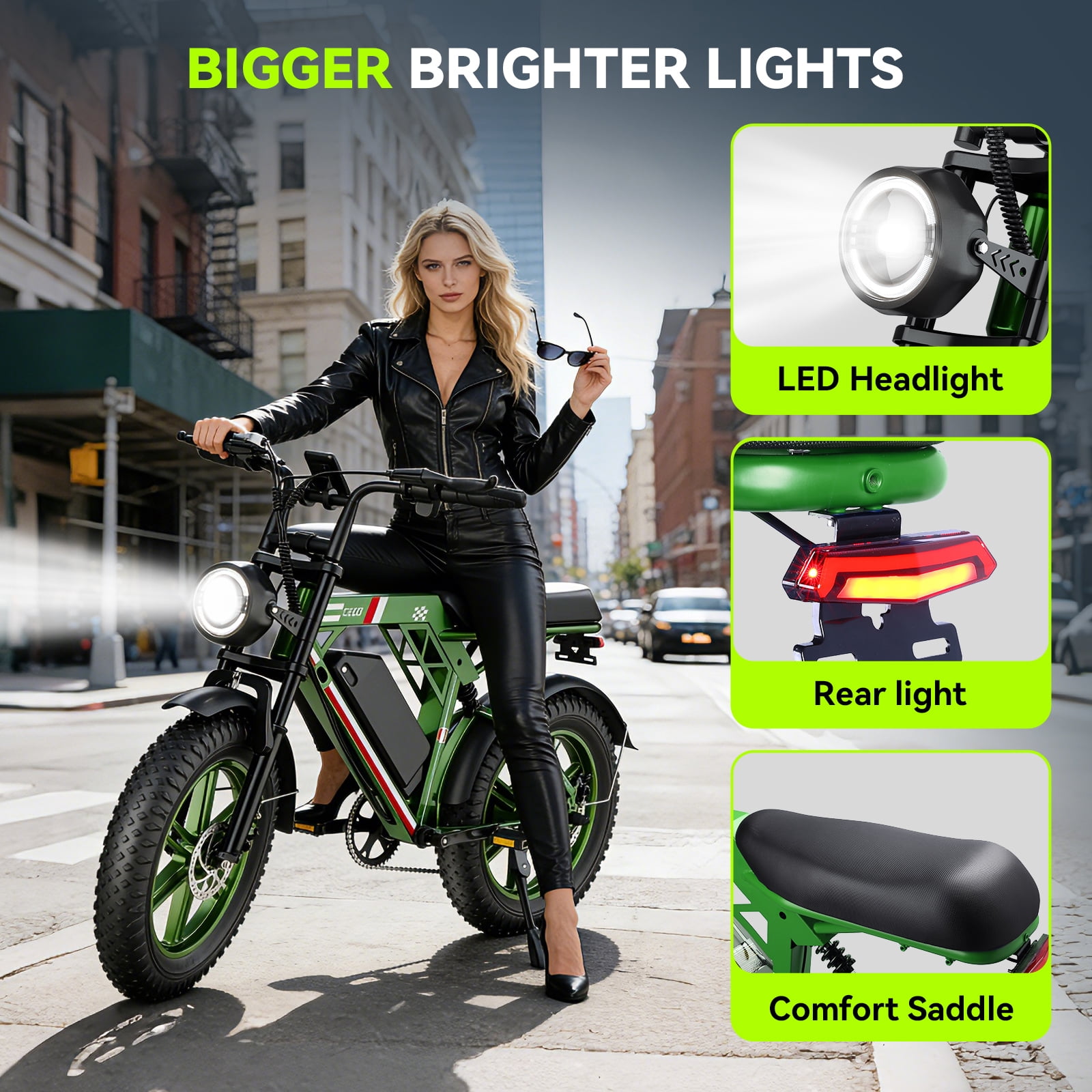 VortexRider 1500W Electric Bike for Adults, 20" Fat Tire E-Mountain Bikes, 48V 17.5Ah 32MPH Ebike for Adults Full Suspension UL2849
