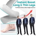 thumbnail image 5 of Height Increase Insoles - Foot Arch Contour Shoes Lifts for Plantar Fasciitis, Flat Feet, Over-Pronation, Achilles Tendonitis, Foot Pain Relief/1.5 inch, 5 of 7