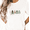 White, variant on Women's Black Vintage Washed Oversized T-Shirt "Retro Watercolor Christmas Trees Merry and Bright" Christmas-Themed Casual Tops S-3XL