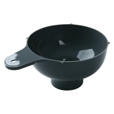 Mainstays Wide Mouth Plastic Canning Jar Funnel Gray