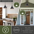 thumbnail image 4 of Delano 1 Light Bronze Gold Farmhouse Outdoor Barn Dome Pendant, 4 of 11