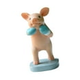 thumbnail image 3 of Fancyes Miniature Pig Figure, Miniature Pig, Garden Statue, Pig Sculpture, Pig Ornamentation, Animal Figure for Children's Room, Living Room boxing, 3 of 8