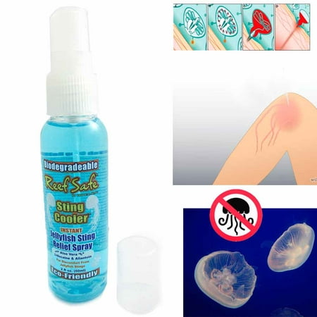 Jellyfish Sting Relief Spray Cooler Instant Biodegradable Eco Friendly First