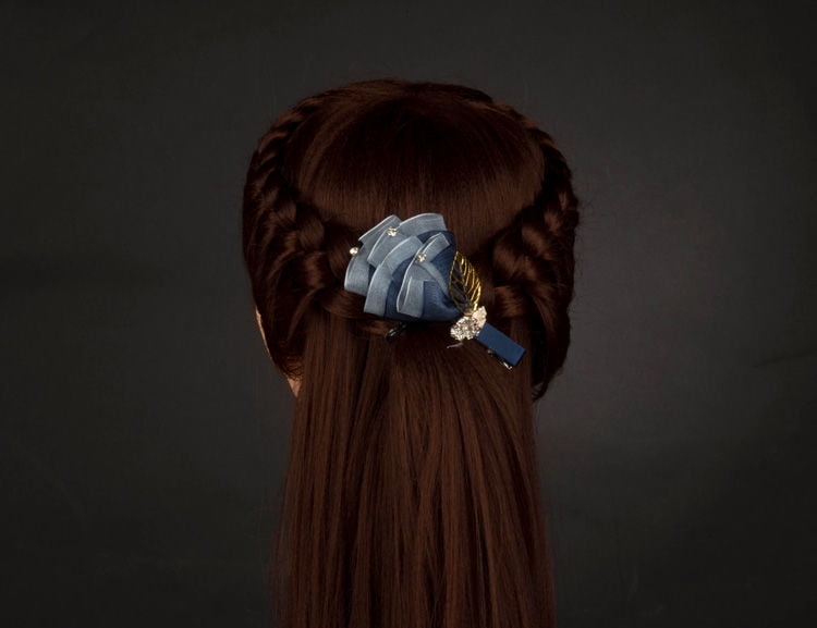 EKE Women’s Hair Clip Vintage Retro Back-Wear Elegant Hair Accessory with Fashion Texture