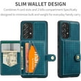 thumbnail image 4 of Case for Samsung Galaxy A53 5G, Detachable Magnetic Wallet Credit Card Slot Kickstand Cover Support Wireless Charging Compatible with Samsung Galaxy A53 5G (Blue), 4 of 17