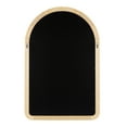 thumbnail image 5 of Kate and Laurel Dessa Modern Arched Wooden Wall Mirror, 24 x 36, Natural, Contemporary Bathroom Vanity Mirror with Chunky Rounded Profile and Solid Poplar Wood Frame, 5 of 8