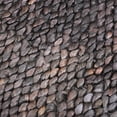 thumbnail image 5 of Hand Woven Jute Eco-Friendly Area Rugs - 8'X10', Rectangle Shape, Brownish Charcoal Color, Solid Plain Pattern, High Pile, Natural Fiber, Outdoor Indoor Handmade Area Rugs For Living Room (J00023), 5 of 8
