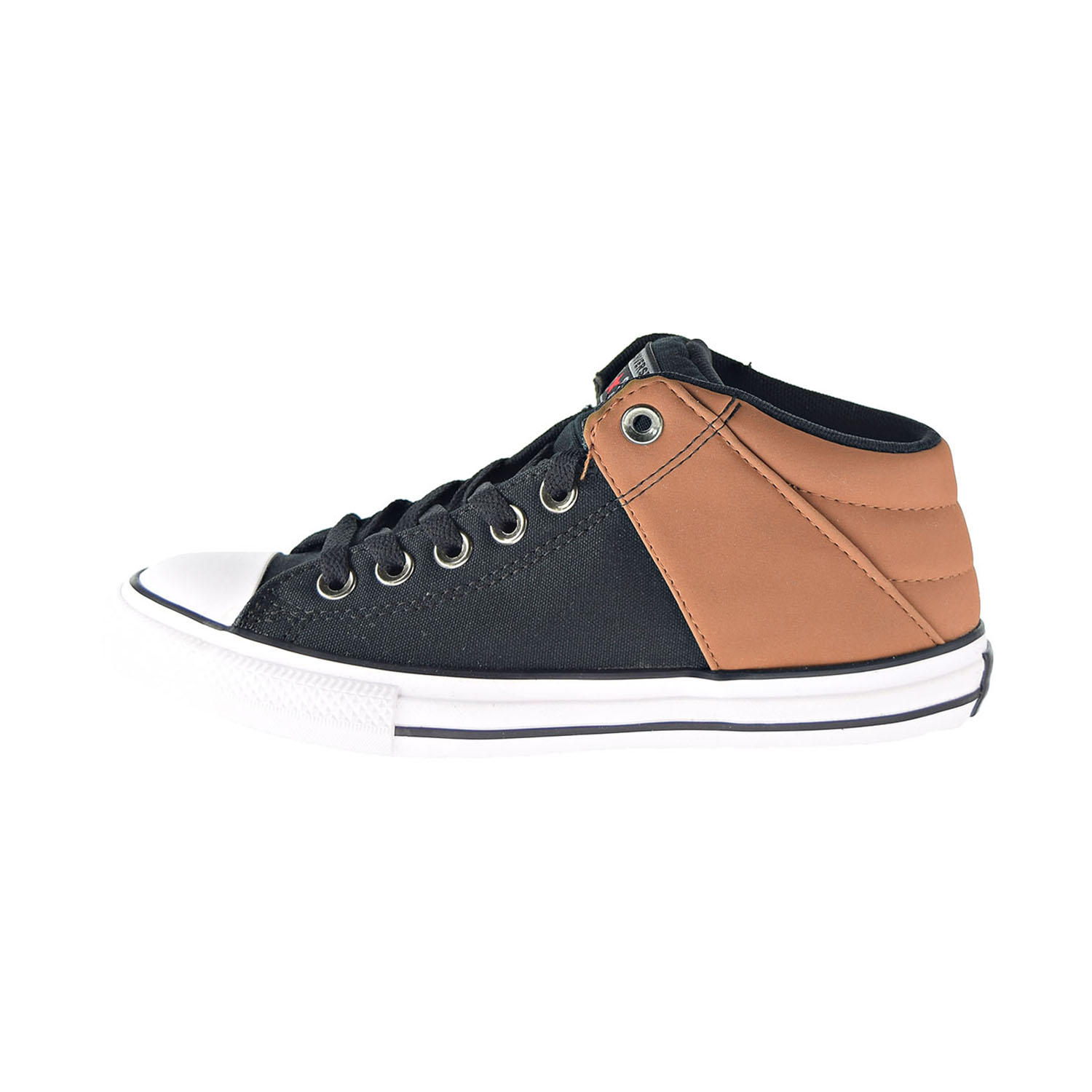 Converse Chuck Taylor All Star Axel Mid Kids' Shoes Black-Warm Tan-White 666065f - image 4 of 6