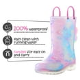 thumbnail image 6 of Kushyshoo Toddler Girls Light Up Rain Boots Boys Colorful 3D Unicorn Rain Boots for Kids with Handles 6M, 6 of 6