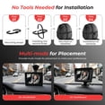 thumbnail image 3 of HDJ Baby Car Camera, 4.3" HD Night Vision Function Car Mirror Display, 360° Adjustable Safety Car Seat Mirror Camera Monitored Mirror with Wide Clear View, 3 of 11