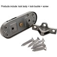 thumbnail image 3 of shiyou-90 Degree Tumbler gate Lock, gate Lock Screen, Sliding barn Door Lock for Door and Window Security/Privacy (2 Locks), 3 of 4