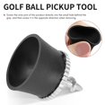 thumbnail image 1 of 5 Pcs Golf Ball Pick Up Retriever Sucker Tool Suction Cup for Putter Grip Golf Training Aids, Black, 1 of 7