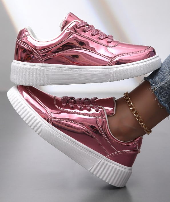 rose gold sneakers mens