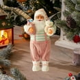 thumbnail image 6 of Japceit Christmas Santa Claus Doll, 12-Inch Standing Figure with Traditional Costume, Festive Window Display Decor for Home, Office, 6 of 6