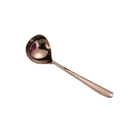 

Bigstone 1Pc Household Stainless Steel Soup Scoop Noodle Spoon Kitchen Utensil Tableware