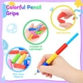 thumbnail image 6 of Rubber Texture Pencil Grip for Handwriting Pencil Grippers 14 Pcs Ergonomic Pen Holder for Righties Lefties Ideal for Toddlers Adults Writing Tool, 6 of 9