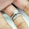thumbnail image 5 of K-KED Elegant Women 925 Silver Filled Wedding Rings Cubic Zirconia Delicate Jewelry Size 6-10-9, 5 of 6