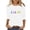 #0007-White, variant on Womens Tops 3/4 Sleeve Crewneck Easter Print Spring Holiday Gatherings Casual Tees Blouses Tunics Gift