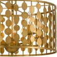 thumbnail image 3 of Crystorama Layla 5 Light Antique Gold Chandelier - 18'' W x 17'' H, 3 of 7