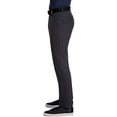 thumbnail image 2 of Haggar Mens Cool Right Performance Flex Stria Slim Fit Flat Front Pant 32W x 32L Dark Grey, 2 of 4
