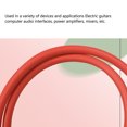 thumbnail image 3 of Cable para instrumentos musicales carcasa metálica cable de conexión flexible para guitarra eléctrica reducción de ruido resistencia al desgaste caucho para amplificadores ANGGREK Otros, 3 of 8