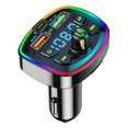 thumbnail image 1 of Bluetooth FM Transmitter for Car, Aux Accessories PD18W4.8A MP3 Music Player, Hands Call, Bluetooth 5.0, 2 USB Ports, 1 TypeC, 1 of 5