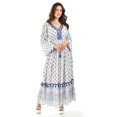 thumbnail image 1 of Vestido bohemio largo Roman Fashion /Juvenil, 23179 (Azul rey) azul G, 1 of 6