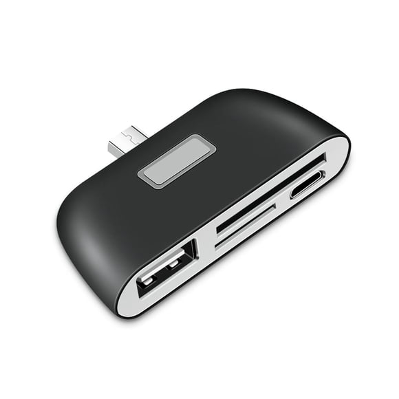 Methold Sincronización de enchufe de lector de tarjetas Micro inteligente 2 en 1 sin reemplazo de extensor de cuotas para Android 4,0 S6 Edge Teléfono y Comunicación