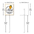 thumbnail image 2 of Eveokoki Fruit Signs For Garden With Stake Mango Yard Sign Vegetable Garden Label Stakes Plant Markers For Outdoor Plants Waterproof 6x4.6inch Nursery Garden Fruit Outdoor Sign, 2 of 6