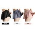 thumbnail image 4 of Culottes Pantalones cortos de entrenamiento 2 en 1 para mujer Pantalones cortos atléticos casuales para correr Gimnasio Yoga Tenis Entrenamiento Falda deportiva Pantalones cortos, 4 of 7