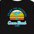 thumbnail image 4 of Inktastic Summer Enjoy the Sunshine Cocoa Beach Florida in Blue Boys or Girls Long Sleeve Toddler T-Shirt, 4 of 5