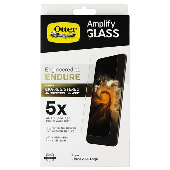 OtterBox Amplify Glass Screen Protector for iPhone 12 Pro Max - Clear
