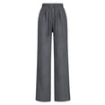 thumbnail image 6 of Khunlpohl Straight Legs Long Pants for Womens Drawstring Elastic High Waist Pant Lounge Loose Lightweight Trousers with Pockets, 6 of 6