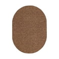 thumbnail image 1 of Outdoor Artificial Turf Chocolate Area Rugs With Premium Non Skid backing Great for Decks, Patio's & Gazebo's to Pools, Docks & Boats and other outdoor recreational purposes 2'x8' Oval, 1 of 2