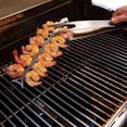 thumbnail image 4 of Brochetas de barbacoa de acero inoxidable con forma de espina de pescado para asar a la parrilla, 4 of 6