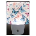 thumbnail image 3 of Butterfly Multicolor Night Light LED Dusk to Dawn Auto Sensor Night Lamp Plug-in Nightlight for Bedroom Hallway Kitchen 2 PCs, 3 of 7