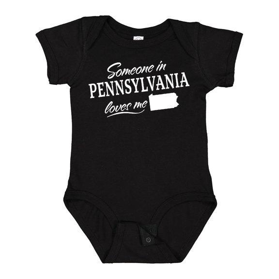 Inktastic Someone in Pennsylvania Loves Me Boys or Girls Baby Bodysuit