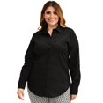 thumbnail image 1 of Blusa camisera entallada Roman Fashion/Tallas Extras, 9512 (Negro) negro 42 Roman Fashion BL-RF-9512-NEGRO-ALL, 1 of 6