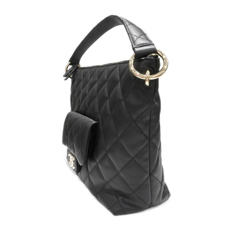 Pre-Owned CHANEL Maxi Hobo Bag AS4347B Shoulder Black (SG Hardware) Calfskin  Women's Men's (Like New) 