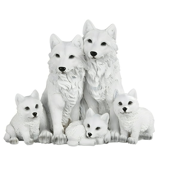 FC Design 9.5"W Wolf Family Figurine Statue Sculpture Ornament Decoration Home/Room Decor and Unique Gift Ideas for Housewarming, Holidays and Birthdays