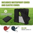 thumbnail image 3 of 1 Q235 Steel Folding Chair Trolley Black With Rain Cover And Elastic Rope, 3 of 8