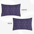 thumbnail image 2 of Sikiie Dance Skull Star Print Plush Pillow Cover, Wrinkle-proof and Stain-resistant Pillow Protector without Pillow Core, Home Decoration-16"x24", 2 of 6