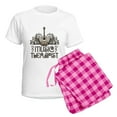 thumbnail image 5 of CafePress - Music Therapist Guitar Pajamas - Women's Short Sleeve Print T-Shirt and Pants Light Cotton Pajama Set, 5 of 7