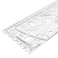 thumbnail image 2 of Practical Geometric Ruler Protractors Drawing Template Measuring Tool Command Ruler for Measuring Designing, 2 of 7